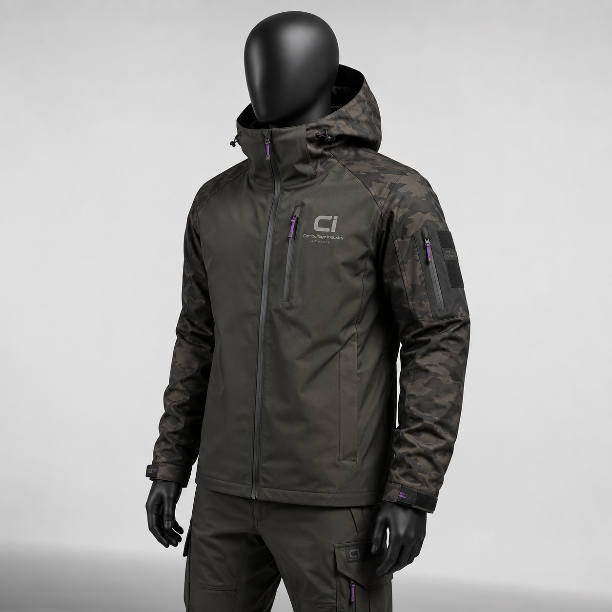 Tech Camo Softshell Jacket & Cargo Trouser Set - Image 7