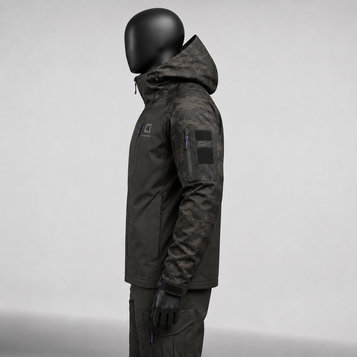 Tech Camo Softshell Jacket & Cargo Trouser Set - Image 5