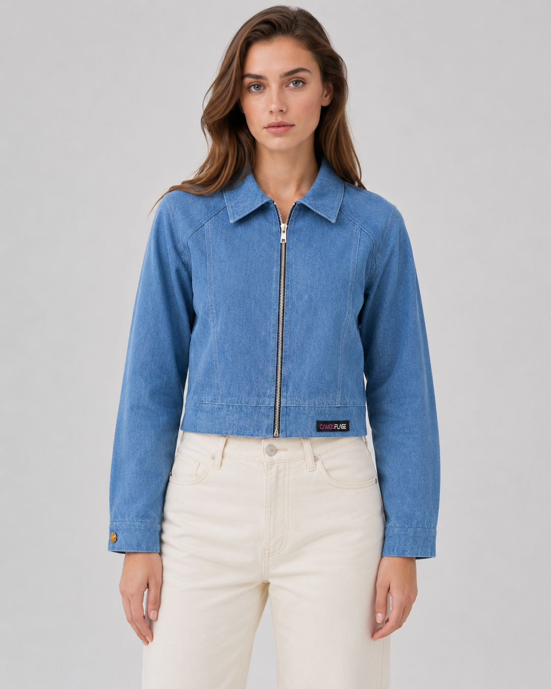 Cropped Denim Jacket