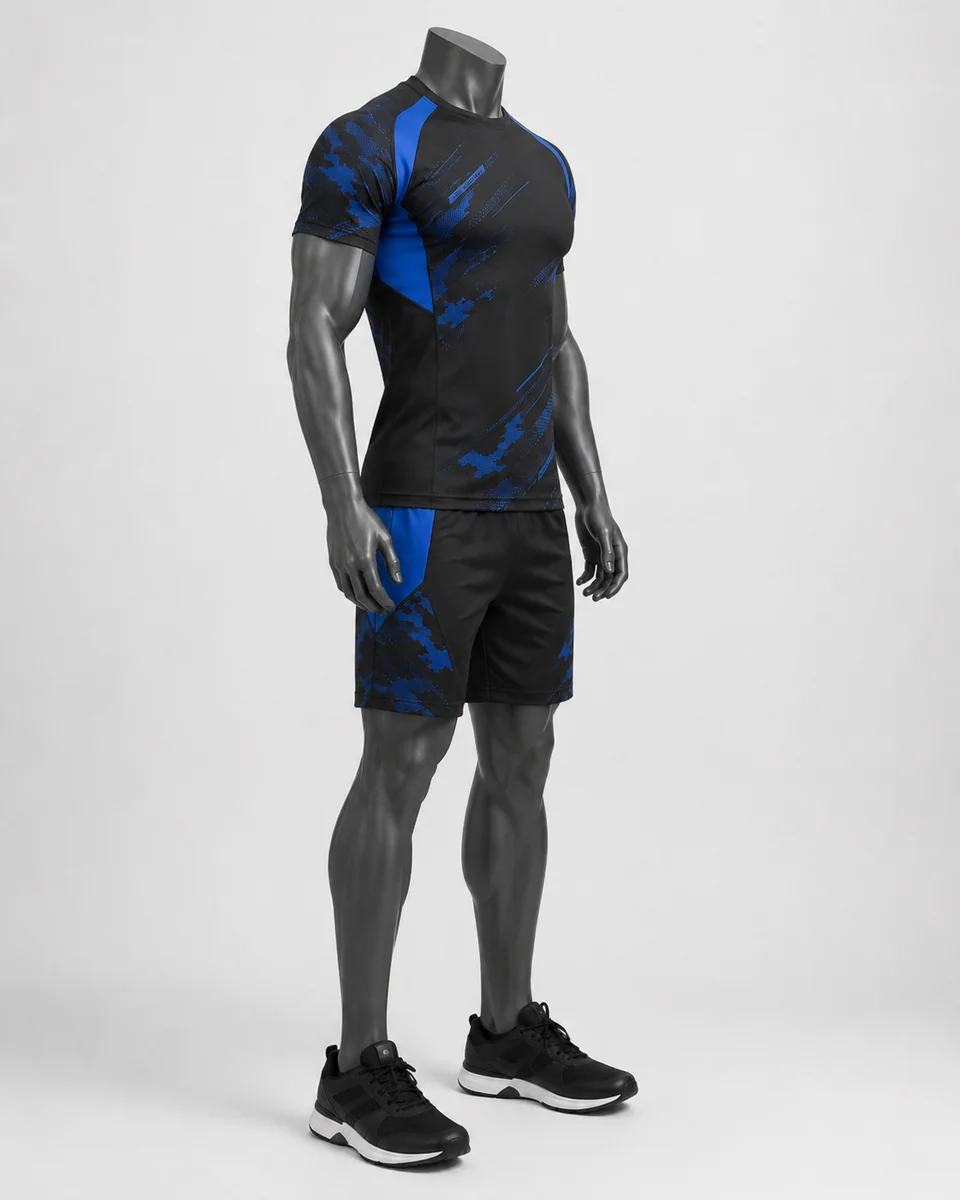 Side View of Custom Gym Wear Activewear Set