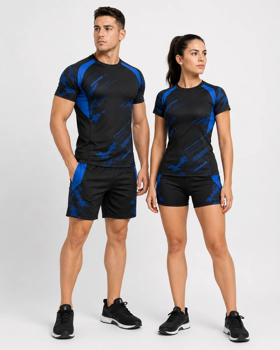 Male and Female Model Wearing Private Label Activewear