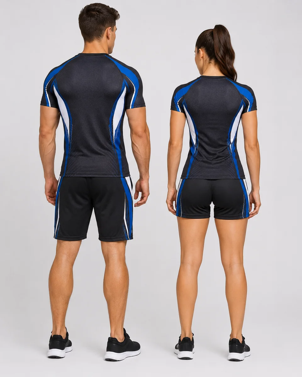 Custom Performance Activewear Set back view