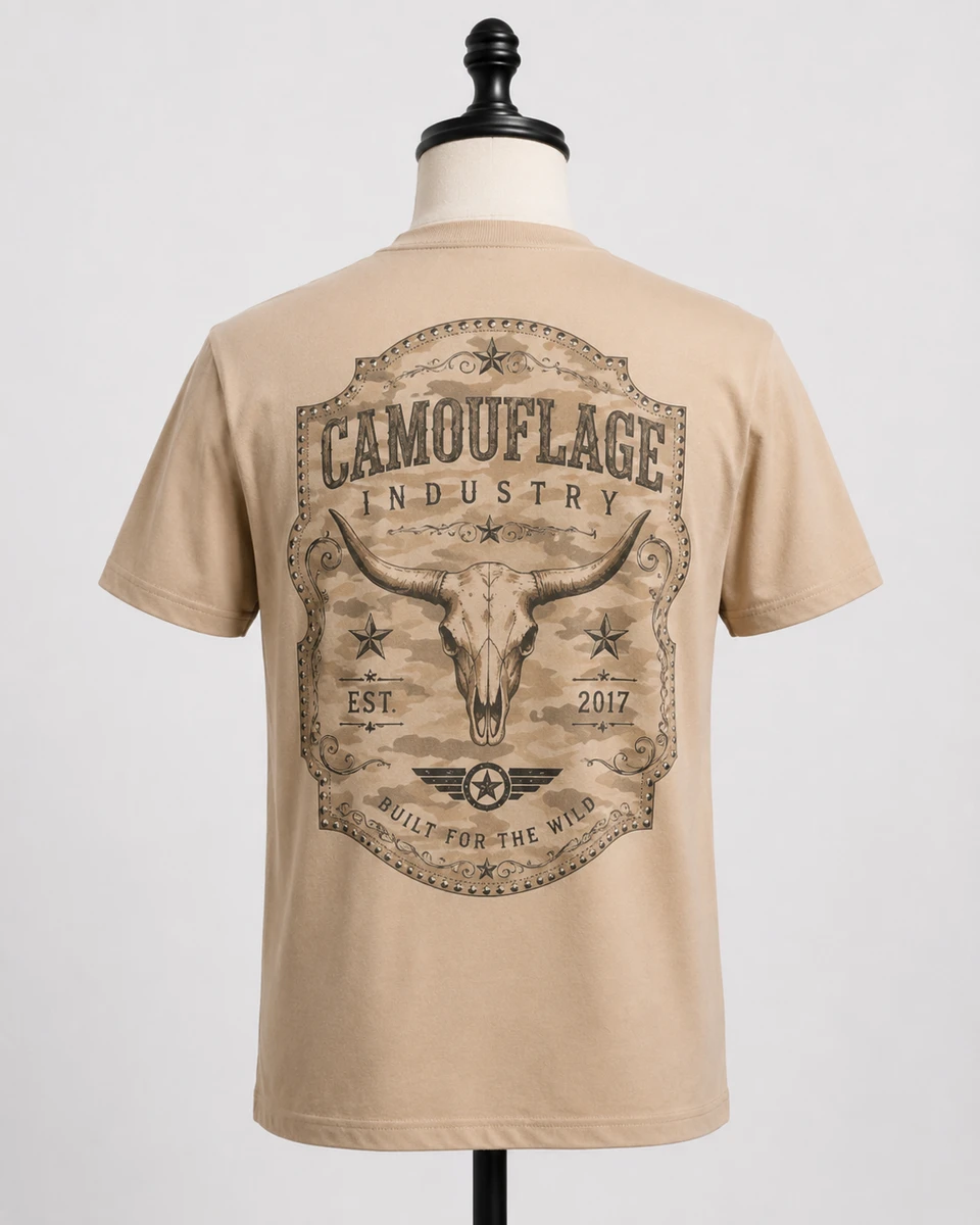 Camouflage Graphic T-Shirt