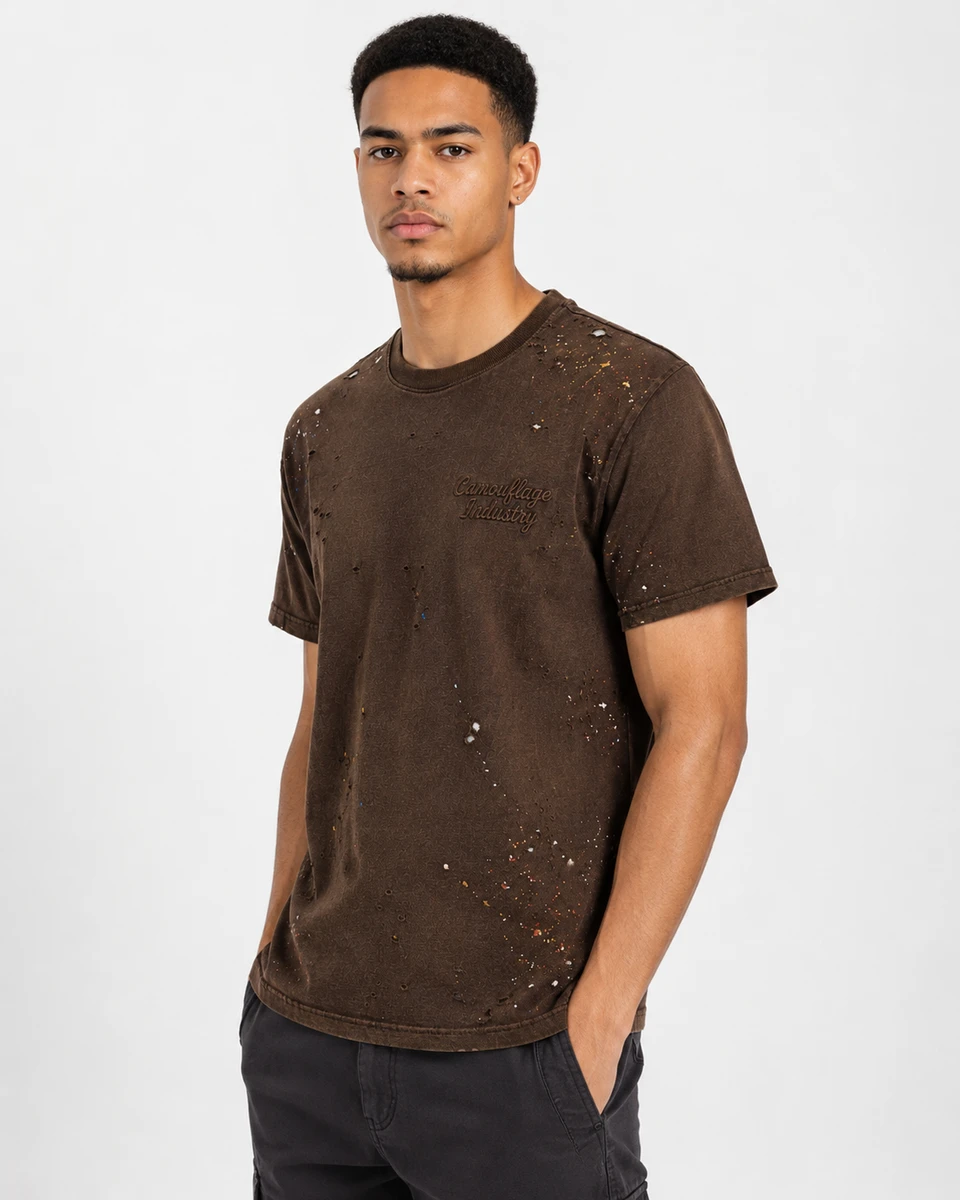 Distressed Streetwear T-Shirt