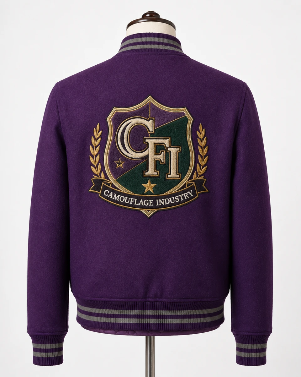 Embroidered Varsity Jacket