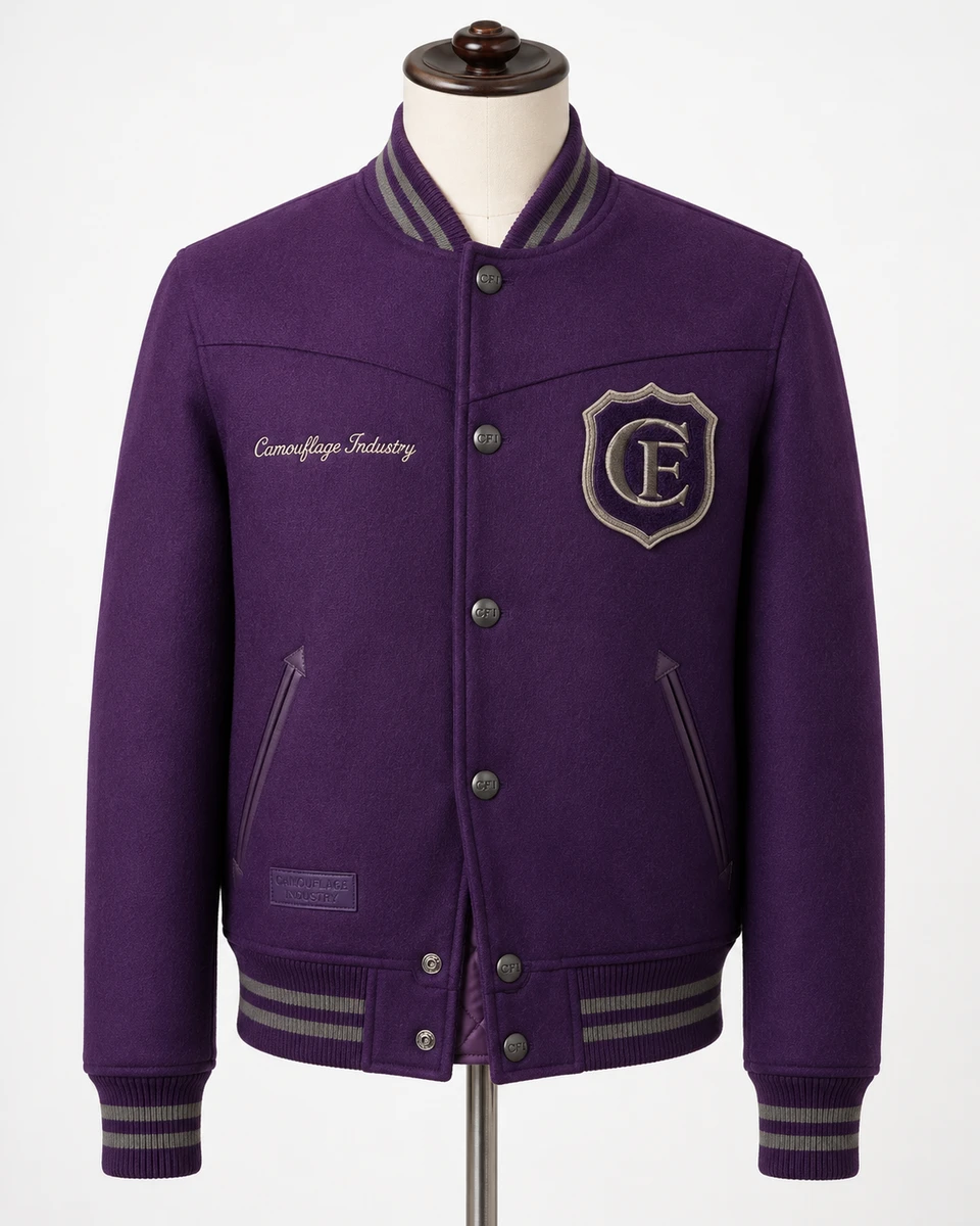 Custom Embroidered Letterman Jacket