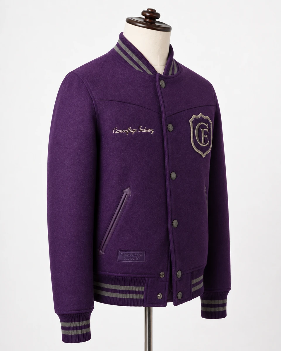 Custom Patch Letterman Jacket