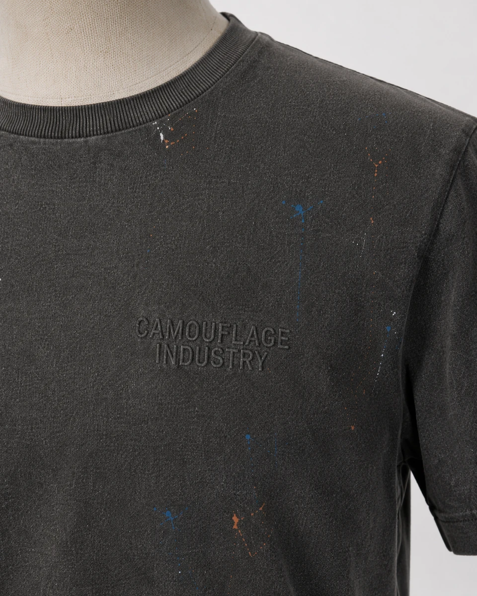 Custom Distressed Paint Splatter T-Shirt