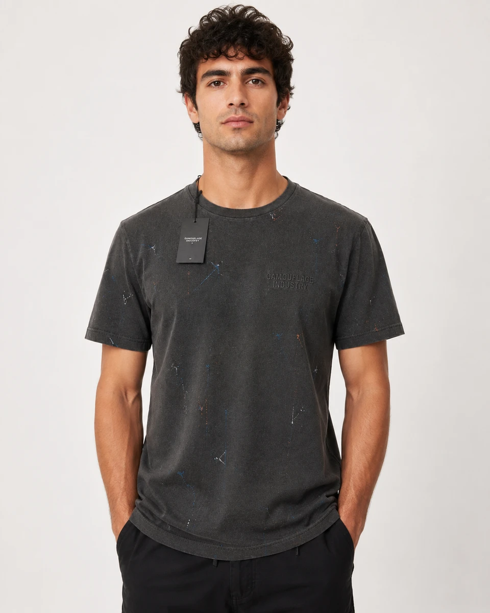 Paint Splatter T-Shirt Manufacturer